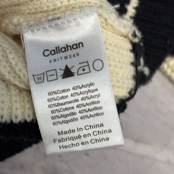 Anthropologie Women Callahan Varsity Collegiate Cardigan Size Medium C068 -22 - Picture 9 of 16